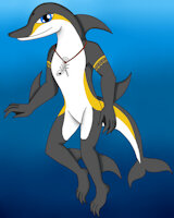 Percy by DoppelSauce - male, dolphin, oc, anthrofurry