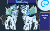 Changeling reference by Icefumy - herm, pony, egg, mlp, changeling, ovipositor, mlp oc, changeling oc