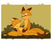 Брат и сестра by DanyaFox26 - furry, Мальчик, девочка, лисы