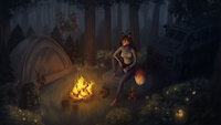 Одиночество в лесу by DanyaFox26 - fox, female, apocalypse, military, furry, bad2bad