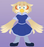 Gale the owl by ChaosSonic1 - female, owl, time mage, sonic oc, mobian owl