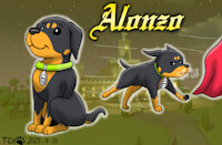 Lil' Bull (Alonzo) - ‘The Perfect SweetieStorm’ character by TheCunningHuskii - dog, puppy, cub, male, canine, feral, safe, doberman, sheet, ref, dobermann, m, sfw, alonzo, paw patrol oc