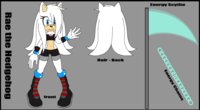 Ref - Rae by Raetastic - the, white, hedgehog, rae