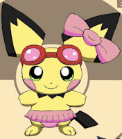 My very first OC: Colby the Femboy Pichu by BenBracknell11 - cute, panties, male, pokemon, crossdressing, tutu, ballet, femboy, pichu, pokemon oc