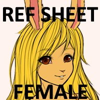 Kathy Doux Ref Sheet by JayBunny - female, rabbit, reference sheet, character sheet, ref sheet, character profile, pet society