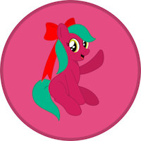 Meet My OCs - Ribbon by Speedy526745 - female, ribbon, filly, oc, macro, earth pony, oc only