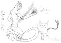 Digimon into anthro form ^^ by tyrans - male, digimon