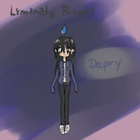 Depry Limiling Depressive by MozzlynArts - humanoid, 2d, no gender, no human, furrylinette, apparently female, liminaty project