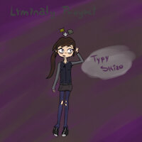 Typy Skizo Limiling Schizotypal by MozzlynArts - humanoid, 2d, no gender, no human, furrylinette, apparently female, liminaty project