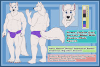 Jayden (Jay) Barton: New Ref/Gift Ref by nh63879 - wolf, male, underwear, fat, chubby, briefs, white, giant, fatfur, macro, jay, white wolf, jayden, briefs underwear