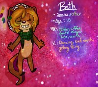 Fursona: Beth the otter by Starbased - girl, otter, fursonas