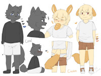 cream & coal by ROO310 - cute, cub, shota, male, furry, m, shotacon, furryart, furry art, roo310