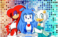 All my FanCharacters from Sonic by kamiraexe - dog, fox, hedgehog, canary, echidna, sonic fan characters, sonic oc, sonicfancharacters