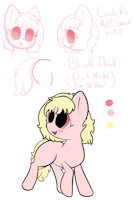 Candy Pie Ref Sheet by Darkwarks - female, reference sheet, pony, ref sheet, pony oc