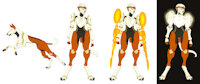 Corona by spicycoyote - female, reference sheet, transformers, ref sheet, model sheet, transformer, cybertronian, ibizan hound, sighthound, beast machines, transformers oc