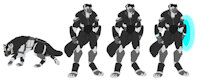 Umbra by spicycoyote - wolf, male, reference sheet, transformers, ref sheet, model sheet, transformer, cybertronian, beast machines, transformers oc