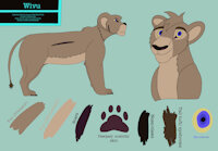 Wivu: Character sheet by JDTaylorWriter - lioness, female, lion, character sheet, panthera leo, mlinzi, rotrm, jdtaylor, jdtaylorwriter, wivu