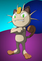 Josh Thunderbolt by Tailslover13 - cat, male, meowth, josh, thunderbolt, josh thunderbolt