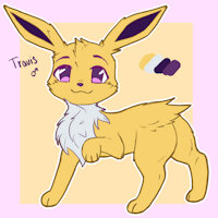 WIP Travis Reference Sheet by JolteonTravis - male, reference sheet, pokemon, jolteon, referencesheet, eeveelution, transgender male, pok&eacute;mon