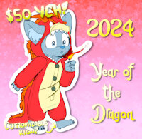 Year of the Dragon Kigu YCH! by AuzziPup