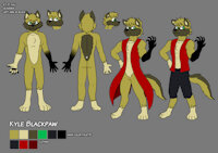 Kyle Blackpaw Ref 2024 by Blackpaw - male, reference sheet, canine, reference