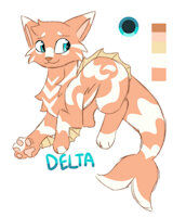 Delta by SpoonfulOfSuga - cat, male, feral, fish, uwuniverse