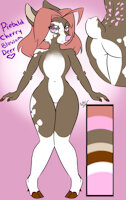 Suki by Xan151 - female, reference sheet, deer, suki