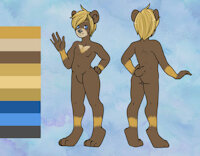 Jeremy by Xan151 - male, reference sheet, jeremy, sun bear