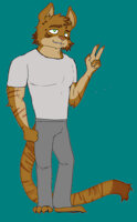 Tiger Willis by stryker1187 - male, tiger, oc, star fox, alternate universe