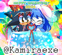 Valentine 2024 by kamiraexe - sonic fan character, sonic fan characters, sonicfc, valntine2024