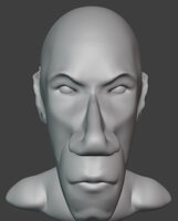 Blender Tutorial Work- Sculpted Face [Page 4] by DavidArdilla