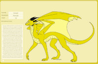 Wings of Sin character ref: Greed by hypermaxinkbunny - dragon, female, fantasy, seven deadly sins