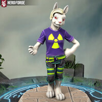 Lian Reference by BlueshiftMeow - cub, bunny, boy, male, rabbit, young, furry, albino, lagomorph, white rabbit