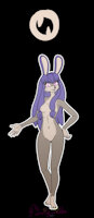 Fursona One by FurryLinette - naked, female, rabbit, presentation, leporidae, transgirl, transfemale, glire, furrylinette, linukqi