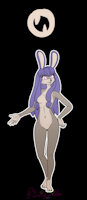 Fursona One by MozzlynArts - naked, female, rabbit, presentation, leporidae, transgirl, transfemale, glire, furrylinette, linukqi