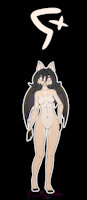 Fursona Six by FurryLinette - naked, female, bat, presentation, transgirl, chiroptera, transfemale, furrylinette, ferungulata, scrotifera, linukqi