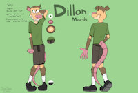 Dillon ref sheet 2024 by Domidark - reference sheet, character sheet, dillon, original character, domidark