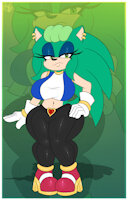Olivia "Oly" Hedge by ChaosSonic1 - female, character sheet, sonic the hedgehog, sonic fan character, sonic oc, mobian hedgehog, sonic the hedgehog (series), leaf hedge, oly hedge, olivia hedge