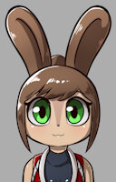 Alice by SamiChopTanuki999 - rabbit, character sheet, female/solo, solo female, alice (e254e)