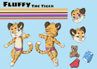 FLuffy the Tiggy by KingPangolin - diaper, male, underwear, tiger