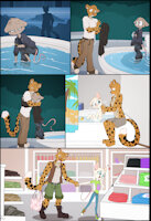 *C*_Finding a home by Fuf - cute, cub, comic, female, rat, jaguar, homeless, adopted, tanna, fuf