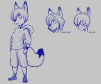 Ki Orosubi by Hidden - fox, kit, male, fox boy