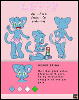 PINK CRAYON! by lepkitty - babyfur, diaper, cub, cat, boy, feline, kitten, kitty, male, green, blue, diapers, pink, lepkitty, leppy, boi, crayon, kitteh, ref sheet, pink crayon