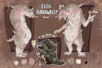 Faith Reference Sheet by danjiisthmus - rat, chubby, silly, teeth, molerat, goofy, wrinkles, goblin