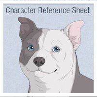 Orka reference sheet by ChainedBirds - dog, female, canine, bull, blue, terrier, orca, staffordshire