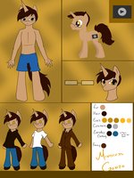 Gonzo Reference by Dark Dreaming Blossom by MindlessGonzo - male, reference sheet, pony, original character, my little pony friendship is magic