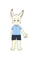 [Profile] Kang Won-Se by COOLCOOL98 - cub, school uniform, male, rabbit, boxers, swimsuit, half-closed eyes