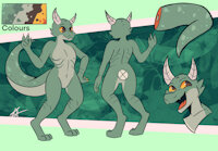 Akko Ref sheet by Akkobold - male, reference sheet, character sheet, reference, kobold, akko