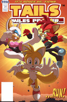 Miles "Tails" Prower #28 by Hyoumaru - fox, female, male, bat, fighting, cover, sega, rouge the bat, comic book, parody, mobian, miles tails prower, archie sonic, fiona the fox, sonic the hedgehog (series)