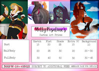 PRICE TIER UPDATE 2024 examples by MollyRosaline - dog, dragon, cute, bunny, cat, commission, pinup, anthro, animals, snake, art, furry, buy, pride, commission prices, sfw